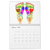 健康の日本語 カレンダー (2月 2026)