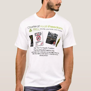 健康の自由のチャーター Tシャツ