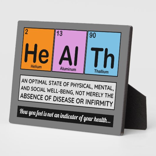 健康の要素カイロプラクティック フォトプラーク (側面)