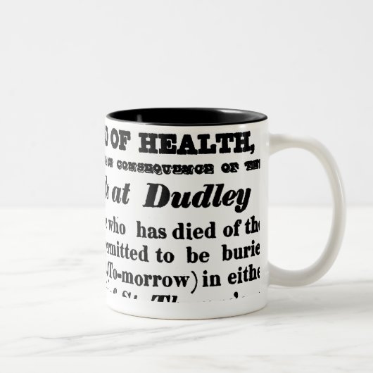 健康のDudley板 ツートーンマグカップ (右)