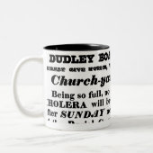 健康のDudley板 ツートーンマグカップ (左)