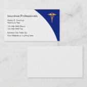 健康のInsuraceの名刺 名刺 (正面/裏面)