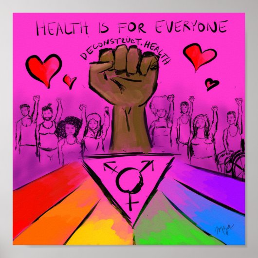 健康はすべての人のためにある ポスター (正面)