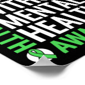 健康はスティグマのメンタルヘルス認識度と闘う ポスター (角)