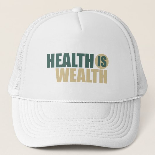 健康は富なり キャップ (正面)