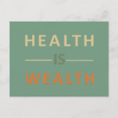 健康は富なり シーズンポストカード (正面)