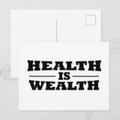 健康は富なり シーズンポストカード (正面/裏面)