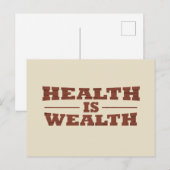 健康は富なり シーズンポストカード (正面/裏面)