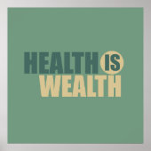 健康は富なり ポスター (正面)