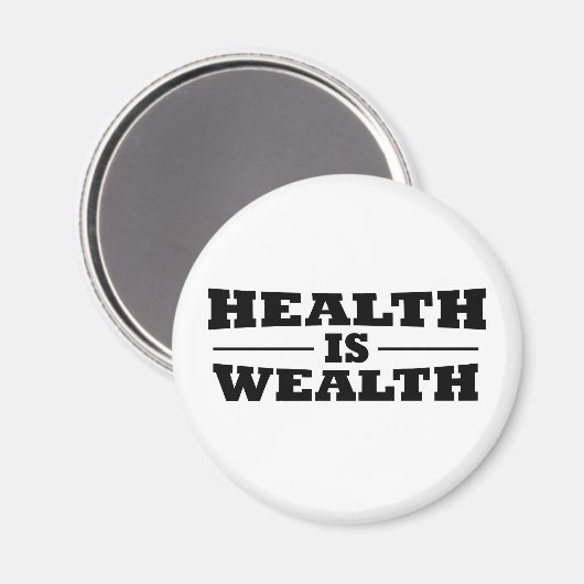 健康は富なり マグネット (正面/裏面)