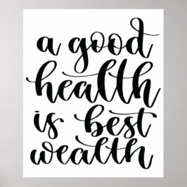 健康は富最高のだ ポスター