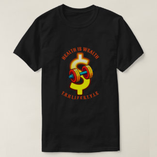 健康は富 フィットネスTシャツ Tシャツ