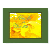 「健康は富」ポスターアートプリント