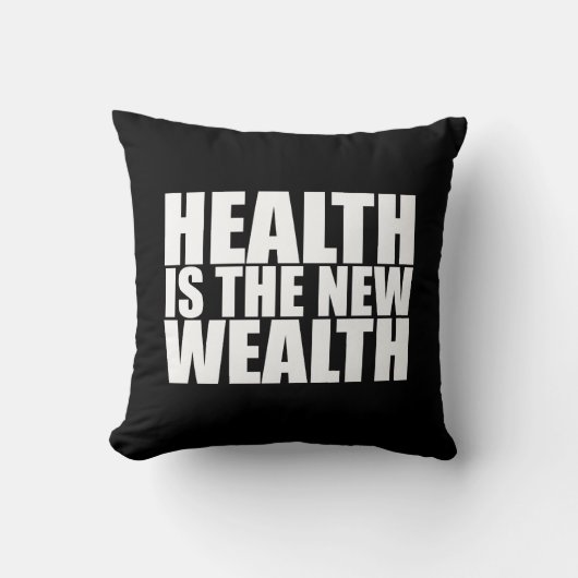 健康は新富だ クッション (正面)