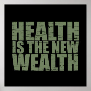 健康は新富だ ポスター