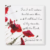 健康を回復し、あなたの傷を癒す マグネット (正面)