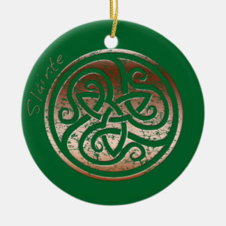 健康を望みますSlainte セラミックオーナメント