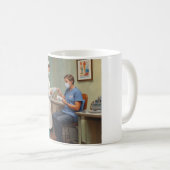 健康を維持する：ウェルネスマグへの道を切り取る コーヒーマグカップ (正面右)