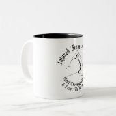 健康を通して癒す2トーン11oz.マグナ ツートーンマグカップ (正面左)