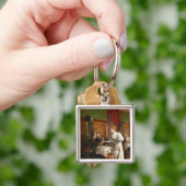 健康を飲むこと キーホルダー (手)