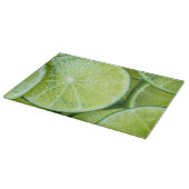 健康オーガニックライム果実写実模様 カッティングボード (角)
