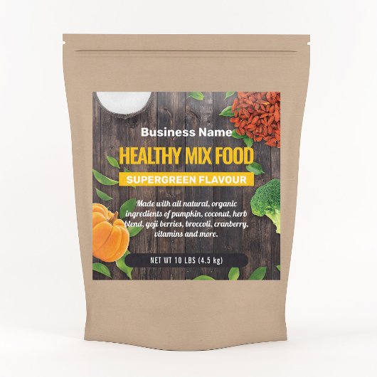 健康オーガニック食品ラベル シール