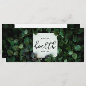 健康カイロプラクティック気に贈与証 (正面/裏面)