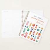 健康カラフルパーソナライズされたと福祉 プランナー手帳 (ディスプレー)