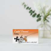 健康カラフル生活プロフェッショナル職業 名刺 (スタンド正面)