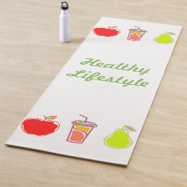 健康カラフル生活食品・飲料芸術 ヨガマット