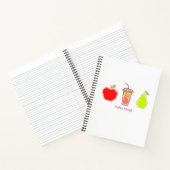 健康カラフル生活飲食品 ノートブック (内部)