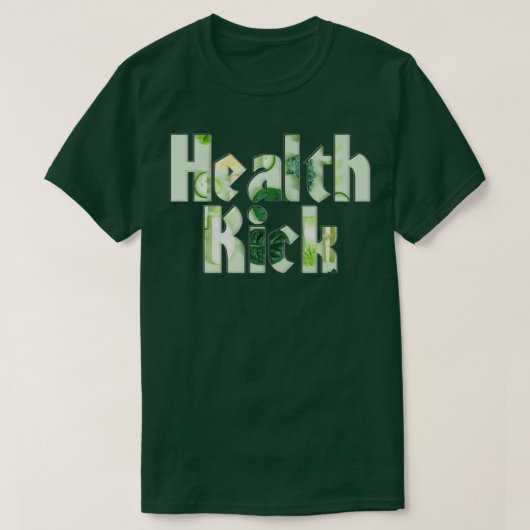 健康キック Tシャツ (デザイン正面)