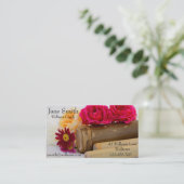 健康コーチの自然なセラピーの健康 名刺 (スタンド正面)