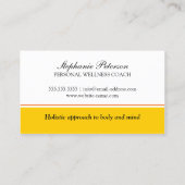 健康コーチ 名刺 (裏面)