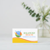 健康コーチ 名刺 (スタンド正面)