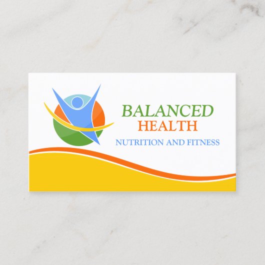 健康コーチ 名刺 (正面)