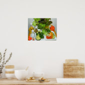 健康サラダ~ポスター# 2 ポスター (キッチン)