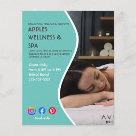 健康スパポスターフライヤーウェルネスセンタージムのフィット チラシ