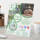 健康スパポスターフライヤーウェルネスセンタージムのフィット 台座サイン (インサイチュ)