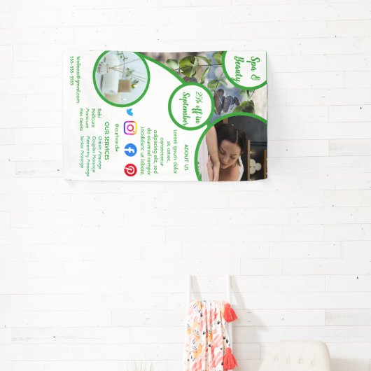 健康スパポスターフライヤーウェルネスセンタージムのフィット 横断幕