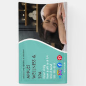 健康スパポスターフライヤーウェルネスセンタージムfit si 横断幕 (縦)