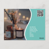 健康スパポスターフライヤーウェルネスセンタージムfit ta ポストカード (裏面)