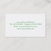 健康スパ名刺 名刺 (裏面)