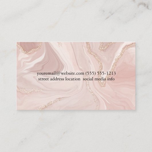 健康スパ | マッサージセンター 名刺 (裏面)