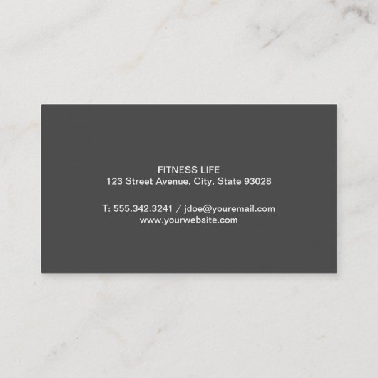 健康スムージー 名刺 (裏面)