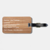 健康トレッキングフェイクアッシュウッド荷物タグ ラゲッジタグ (裏面横)