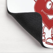 健康ハート人心臓病認識度記号 マウスパッド (コーナー)