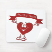 健康ハート人心臓病認識度記号 マウスパッド (マウス)