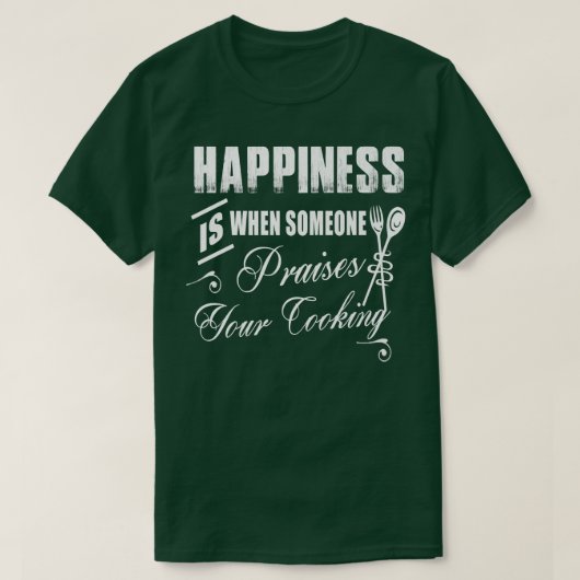 健康ファミリー料理キッチン Tシャツ (デザイン正面)