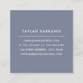 健康フィールドフレッシュカラフルフルーツスクエア スクエア名刺 (裏面)